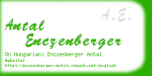 antal enczenberger business card